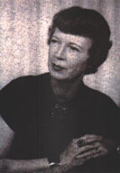 Black and white photograph of Virginia Hansen